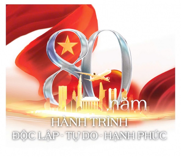 Biểu trưng chính thức của Triển lãm thành tựu đất nước 80 năm